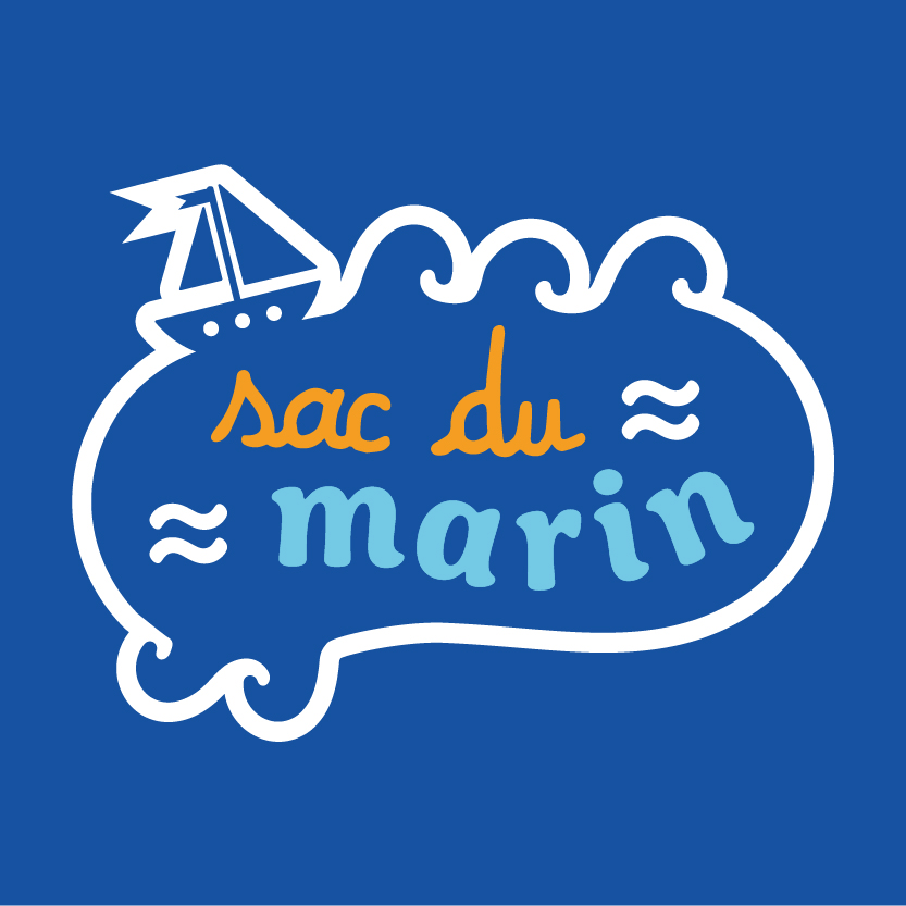 Logo du dispositif "Le sac du marin" pour le Musée de la Marine.